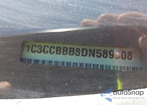 2013 Chrysler 200 Touring from USA, damaged, VIN 1C3CCBBB8DN589908